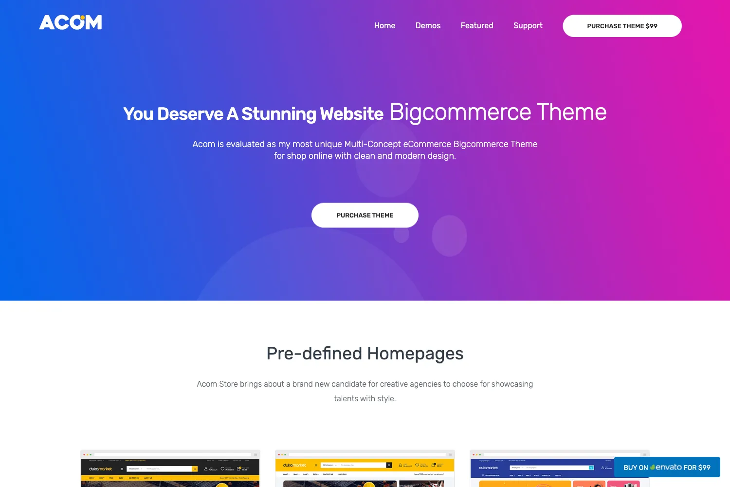 Acom- Multipurpose Responsive Bigcommerce Theme