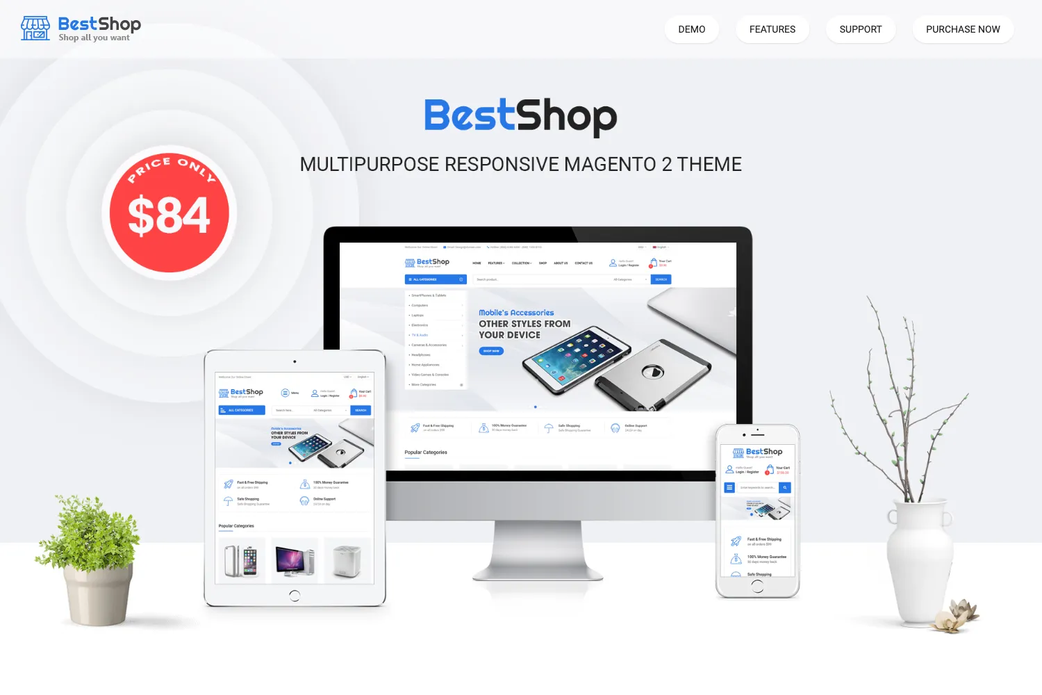 BestShop - Responsive Digital Magento 2 Store Theme
