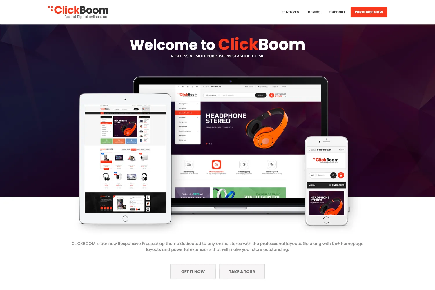 ClickBoom - Responsive Multipurpose Prestashop 1.6 and 1.7 Theme