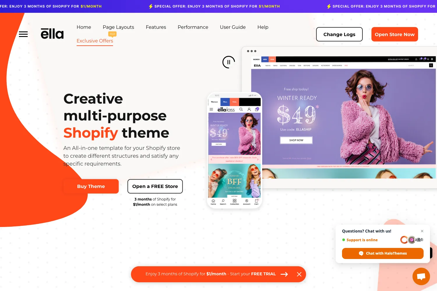 Ella - Multipurpose Shopify Theme OS 2.0