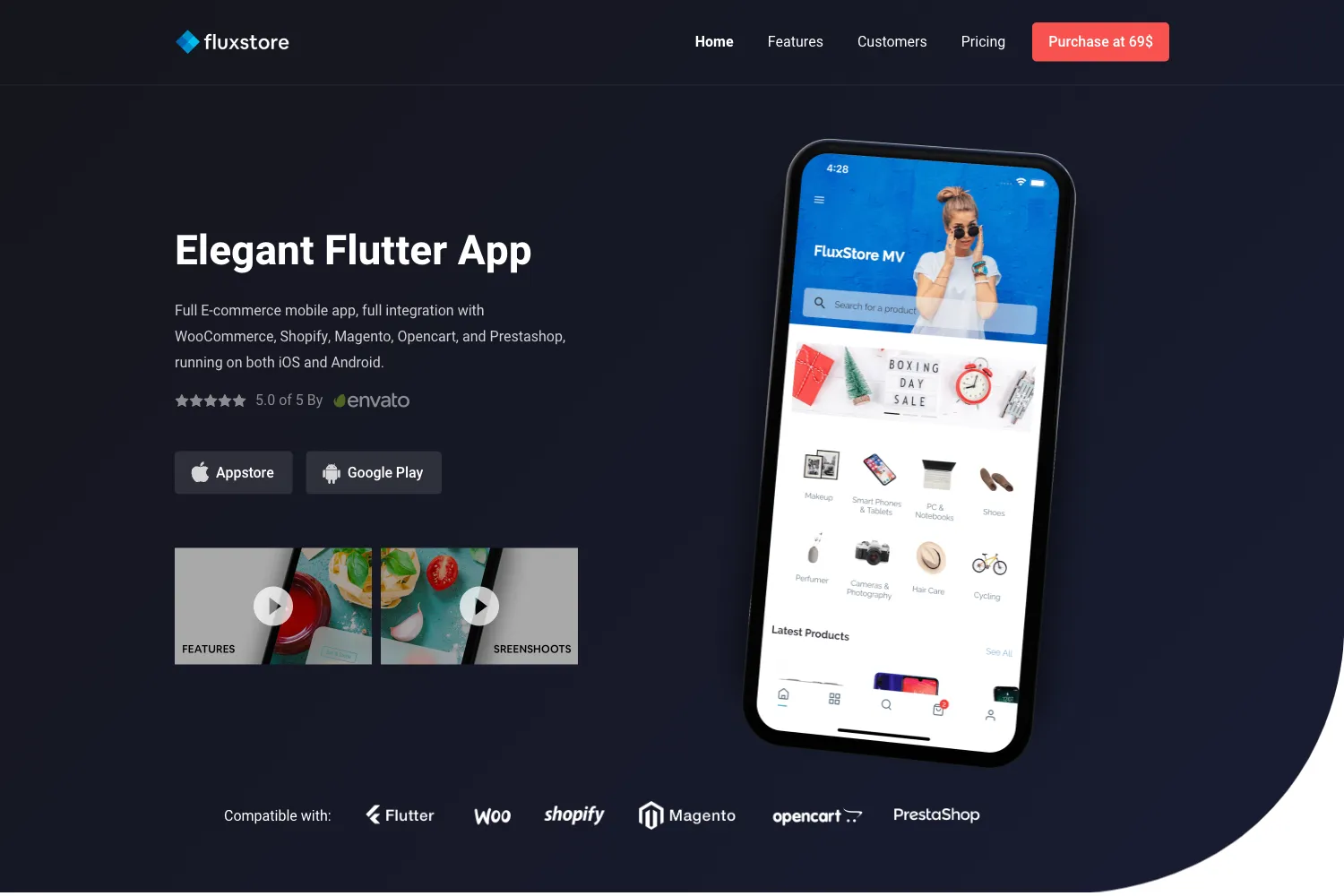 Fluxstore Pro - Flutter E-commerce Full App for Magento, Opencart, and Woocommerce