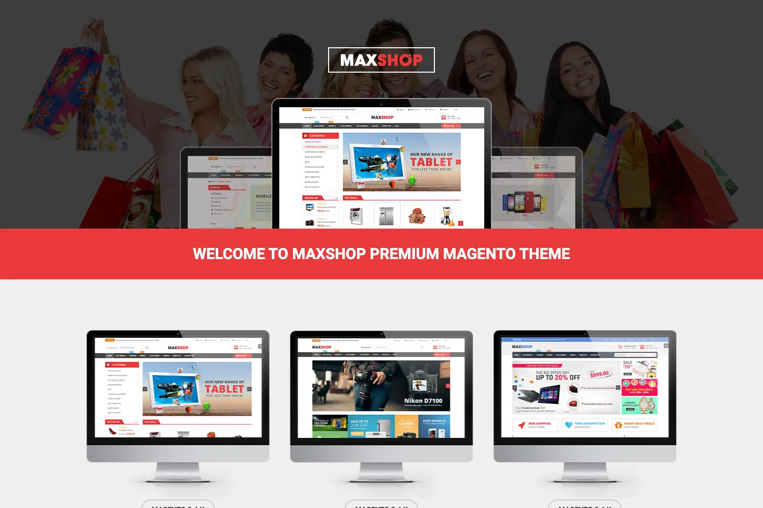 Maxshop - Premium Magento 2 and 1.9 Store Theme