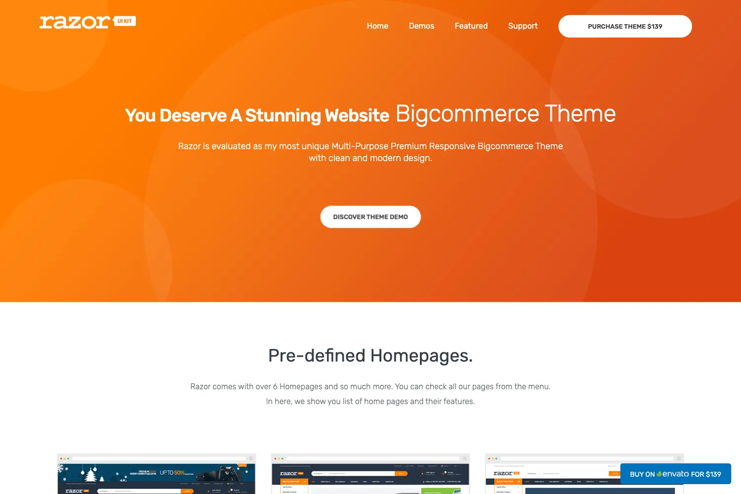 Razor - Electronics Store Bigcommerce Theme